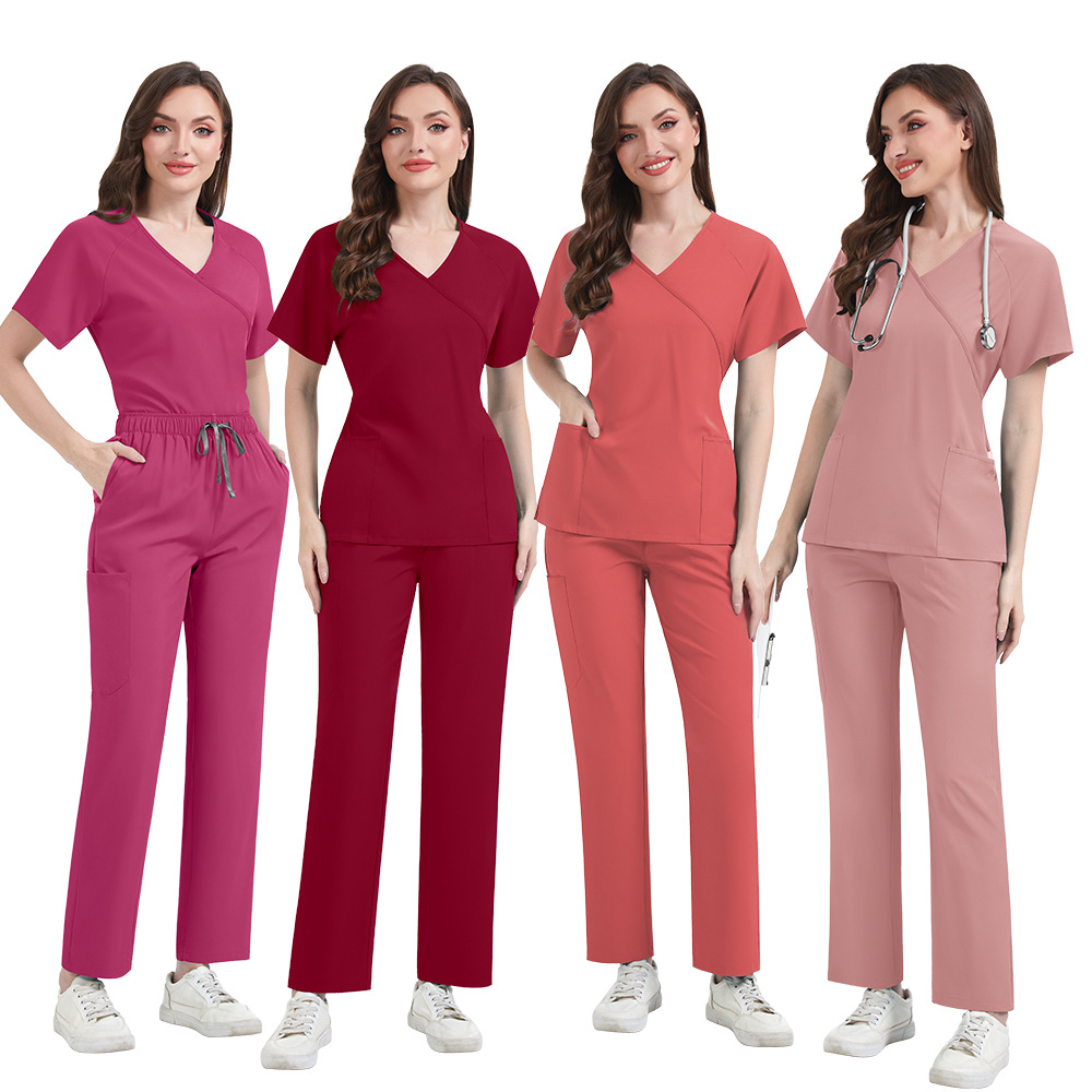 Slim Fit Women Scrubs Sets Hos - Medical Lab Hospital recension och pris